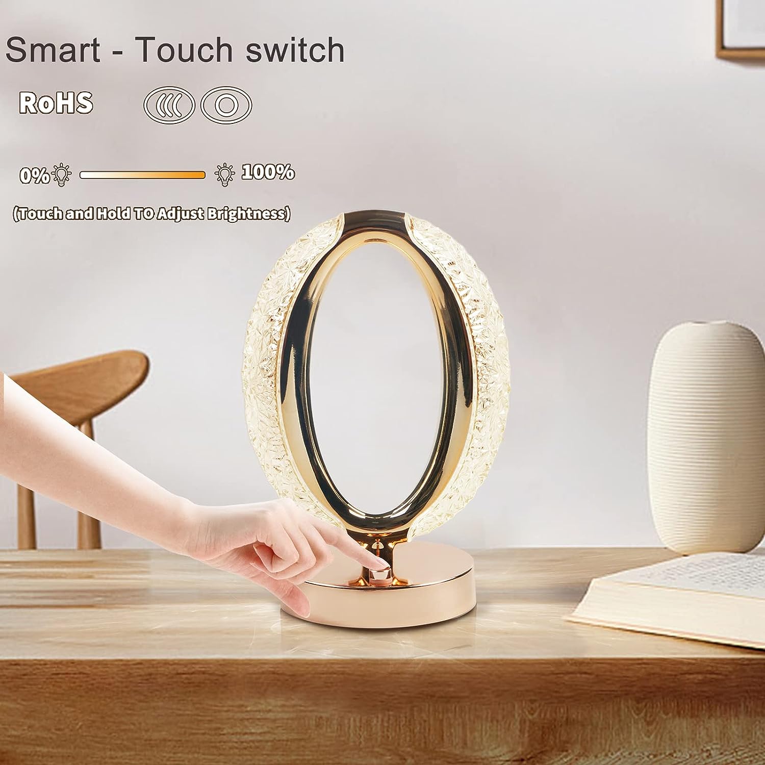 6878 Touch Control Crystal Table Desk Lamp, 3-Way Dimmable Light, USB Rechargeable Crystal Diamond Table Lamp, Exquisite Night Stand Light Lamp Beside Lamp for Bedroom Living Room, Decorative Desk Lamp 6878 Touch Control Crystal Table Desk Lamp, 3-Way Dimmable Light, USB Rechargeable Crystal Diamond Table Lamp, Exquisite Night Stand Light Lamp Beside Lamp for Bedroom Living Room, Decorative Desk Lamp
